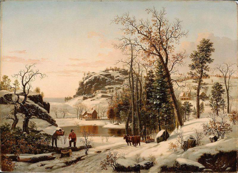 Samuel Lancaster Gerry New England Early Winter China oil painting art